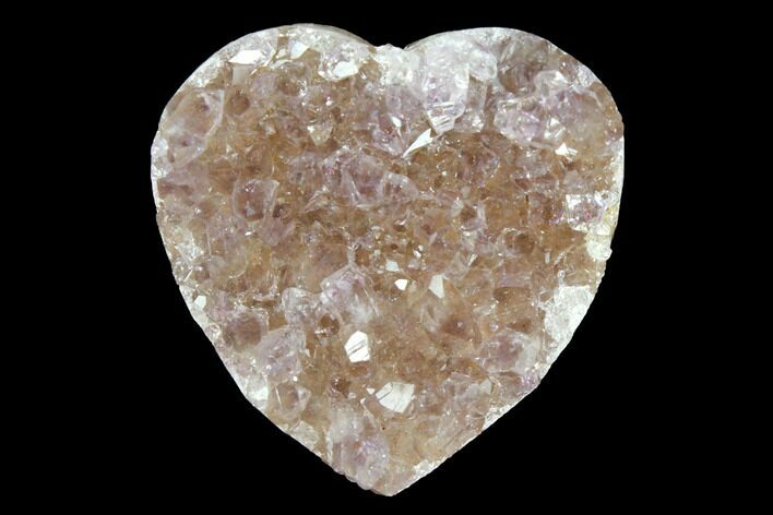 Amethyst Crystal Cluster Heart - Uruguay #128689